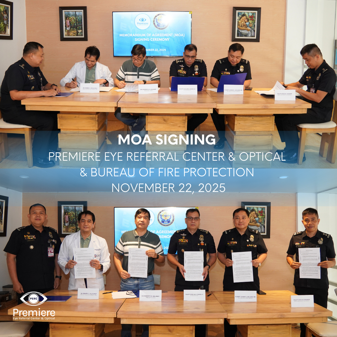 PERC and Bureau of Fire Protection Formalize Partnership to Strengthen Eye Care Access for Fire Officers and Firemen